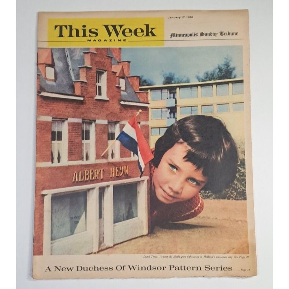 This Week Magazine Minneapolis Sunday Tribune 1/17/60 Ingemar Johanssen